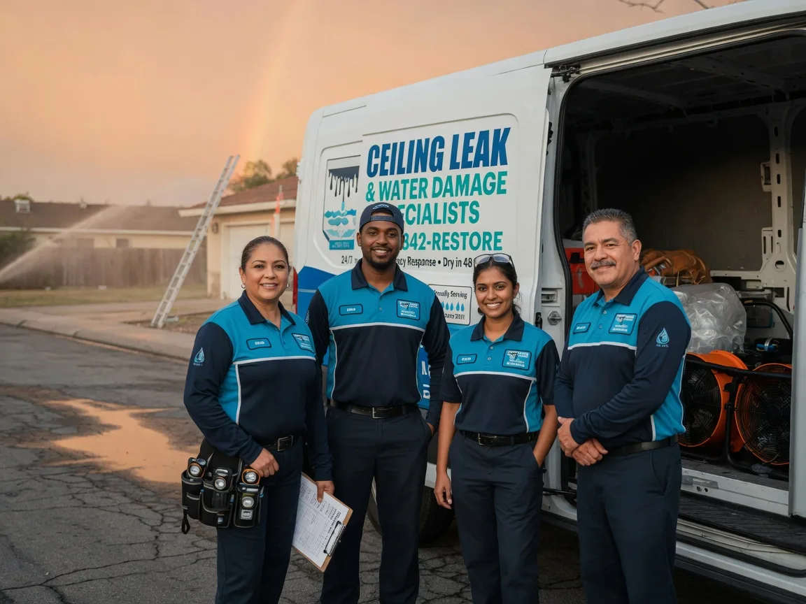 Ceiling Leak Cleanup company in Harveysburg, OH